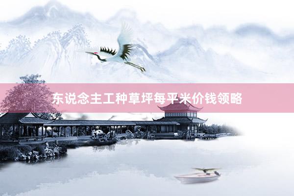 东说念主工种草坪每平米价钱领略