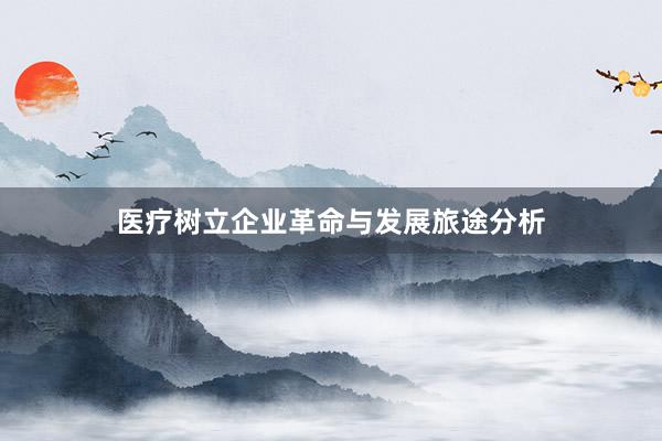 医疗树立企业革命与发展旅途分析
